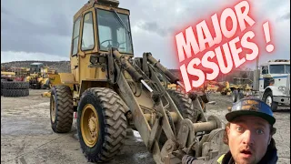 CATERPILLAR WHEEL LOADER AUCTION BUY! ITS GOT SERIOUS ISSUES !!! Lets Fix It!!