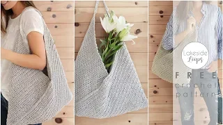 Miller Market Bag / Tote FREE Crochet Pattern Video Tutorial