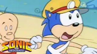 Aventuras de Sonic el Erizo: yendo despacio | Dibujos animados clásicos para niños