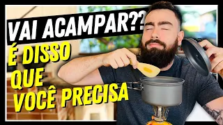 PRINCIPAIS EQUIPAMENTOS QUE VOCÊ PRECISA LEVAR PARA / Dicas para cozinhar ao acampar / KIT CAMPING