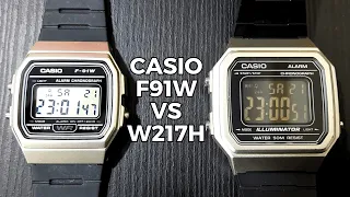 CASIO F91W vs CASIO W-217H - Which is Right for You ? #casio #casiof91w