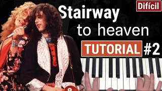 Como tocar "Stairway to heaven" (Led Zeppelin) - Parte 2/2 - Piano tutorial y partitura