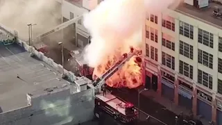 LAFD Mayday Warehouse Explosion Compilation 05.16.2020