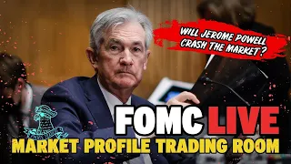 Trading the FOMC Live 🔴 | Jerome Powell Speaks | June 14