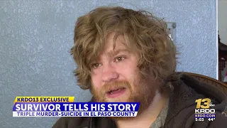 Lone survivor of triple-murder suicide in El Paso County shares chilling details of his ...