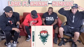 Logic Ft. Eminem - Homicide REACTION/REVIEW