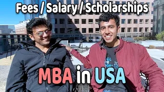 MBA in USA: Salary, Fees | Journey To 100% Scholarship