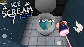 Ice Scream 7 Friends lis Fan Made Gameplay With New Vent Side Ending || Ice Scream 7 Gameplay