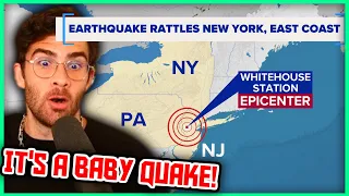 NYC Rocked By Rare Earthquake! | Hasanabi Reacts