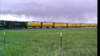 Steam Railroad Series 117 - UP 3985 5-29-1993 NB, Dayton, ID