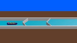 Water Lock -  Navigation  - Animated