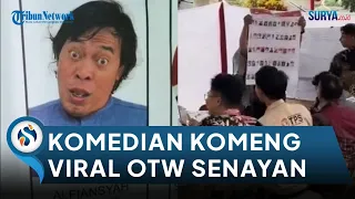 Komedian Komeng Viral OTW Senayan, Teriakan "Uhuy" Kompak saat Nama Komeng Disebut