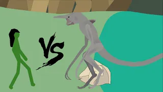 SCP-811 vs Goblin Shark (SCP vs Trevor Henderson)| Sticknodes Animation