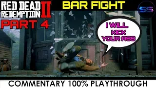 RED DEAD REDEMPTION 2 - Full 100% Walkthrough Part 4 - Bar Fight