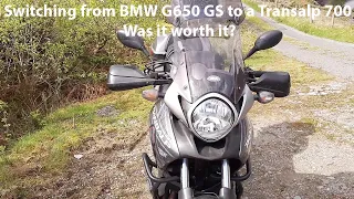 Switching from BMW G650GS to Honda Transalp 700 - Was it worth it?