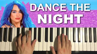 Dua Lipa - Dance The Night (Piano Tutorial Lesson)