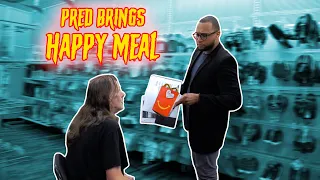 PRED BRINGS HAPPY MEAL FOR 14 YEAR OLD GIRL BUT I EAT IT INSTEAD