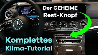 Mercedes Klimaanlage: RICHTIGE Bedienung + ALLE Funktionen | Thermatic, Thermotronic, Tutorial