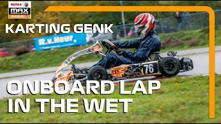 Senior Rotax Max Onboard Karting Genk In The Wet | Rotax Max Challenge GoPro Onboard