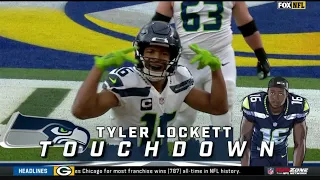 Geno Smith delivers a DIME to Tyler Lockett who does the rest for a TOUCHDOWN #nfl #seattleseahawks