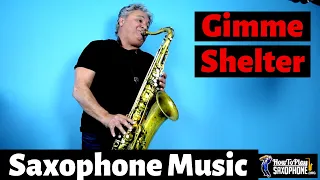 Gimme Shelter - Sax Cover - Saxophone Music with Custom Backing Track