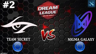 Secret vs Nigma #2 (BO3) DPC EU Tour 2