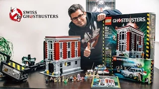 Lego Ghostbusters Firehouse Headquarters - Speed build and review