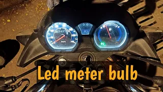 led meter bulb in honda shine bs6