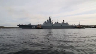 Фрегат «Адмирал Горшков»  зенитные ракетные стрельбы