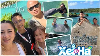 A Day at XEL HA Mayan Riviera Family Full Vlog, Dolphin Swim & Stingray Fun | JustSissi
