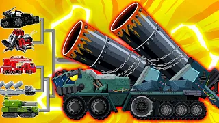 Transformers Tank : The Ultimate Evolution Of Douple Big Gun | Arena Tank Cartoon