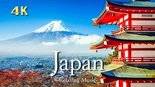 [4K] Spectacular views of Japan | Relaxing piano music and beautiful natural scenery | Japan