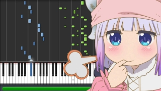 Aozora no Rhapsody - Kobayashi-san Chi no Maid Dragon [小林さんちのメイドラゴン] OP (Piano Synthesia)