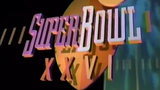 SUPERBOWL XXVI Redskins vs Bills CBS Intro/Theme and players Introduction.