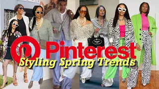 PINTEREST INSPIRED OUTFITS | **Styling Spring Trends In A Wearable Way** | Spring Outfit Ideas 2024