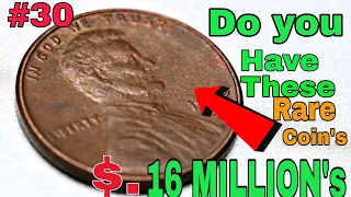 Do You Have These Top 30 Ultra Valuable Pennies Rare Nickel & Quarter Dollars Coins Worth money!