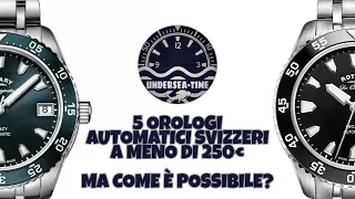 5 orologi automatici svizzeri a meno di 250€. Ma come è possibile?