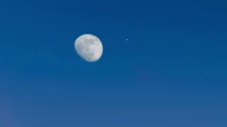 UFO sighting UFO near the moon 13th November 2022