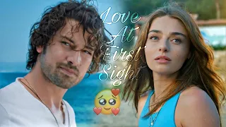 🥰 First Sight Love Status😍||Cute Couple 👩‍❤️‍👨Status||Turkish Drama Status ||