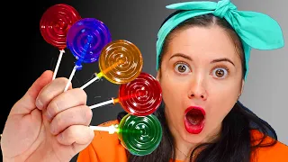 YumYum 손가락 가족 노래 먹는 비디오 Jelly Lollipops