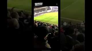 Millwall fans racist chanting towards Scouse fans