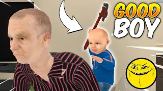 EVIL BABY vs GRANNY | ProBoii