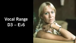 The Vocal Range of Agnetha Fältskog