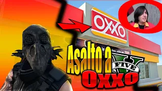 ROBO al OXXO en GTA 5! Mejores momentos Grand Theft Auto V