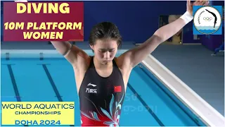 Chen Yuxi | Women's Diving 10M Platform Final | World Aquatics Championships - Doha 2024