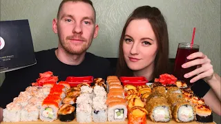 МУКБАНГ РОЛЛЫ ЗАПЕЧЕННЫЕ ФИЛАДЕЛЬФИЯ ответы на вопросы MUKBANG ROLLS BAKED IN PHILADELPHIA