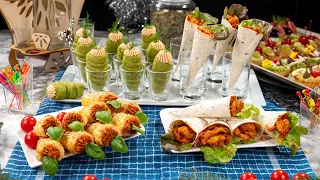 How to make stuffed cones. Tortilla, puff pastry and rucola dough recipes. Easy appetizer recipes