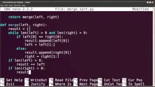 Сортировка слиянием (merge sort)