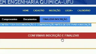 TUTORIAL INSCRIÇÃO PROCESSO SELETIVO PPGEQ-UFU