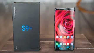 Грандиозное распаковка Samsung Galaxy s9 plus